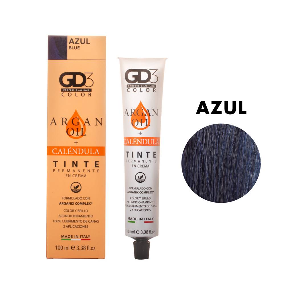 GD3 · Tinte permanente en crema, azul (100 ml)