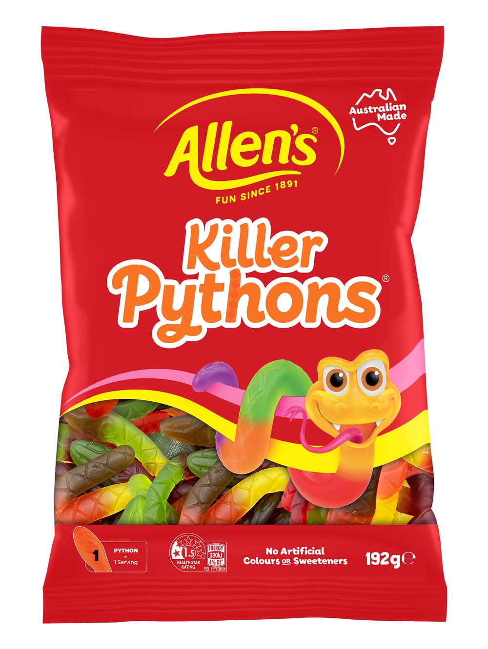 Allen's Killer Pythons 192g