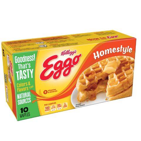 Kellogg's Eggo Homestyle Waffles 10 Pack