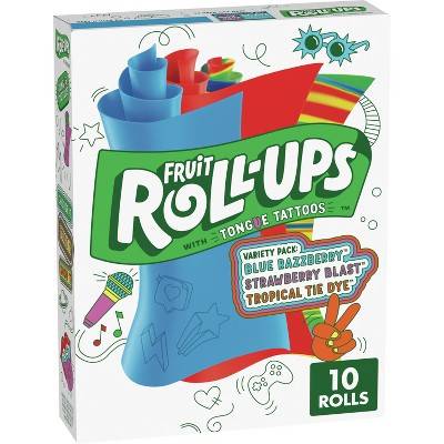 Betty Crocker Fruit Roll-Ups Variety Fruit Flavored Snacks - 10ct