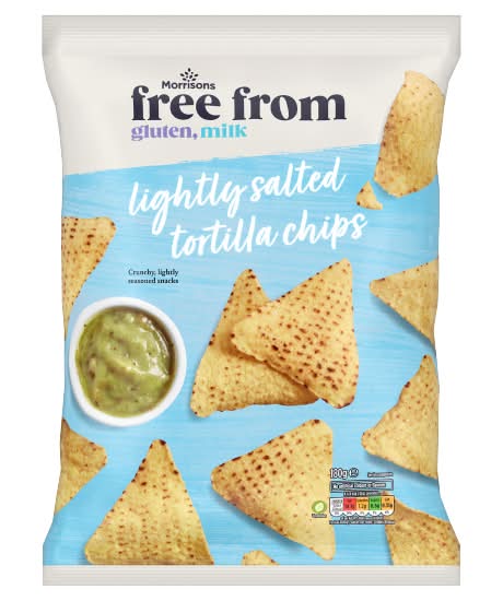 Morrisons Lightly Salted Tortilla Chips (180g)