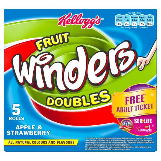 Kellogg's 5pk Strwbry & Apple Winders