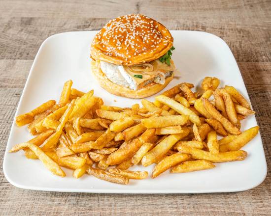 Menu burger fermier