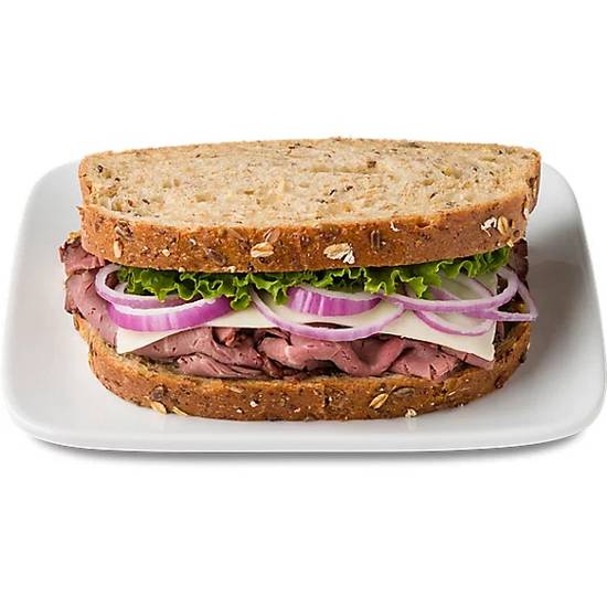 Ready Meal Sandwich All Natural Roast Beef Boar's Head Self Service Cold (ea)