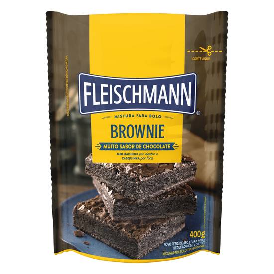 Fleischmann mistura para bolo tipo brownie (400g)