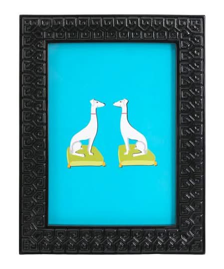 Jonathan Adler X Michaels 5" X 7" Black Greek Key Tabletop Frame