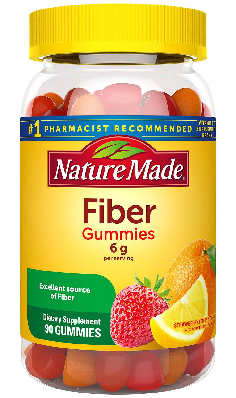 Nature Made Fiber Adult Gummies, 90 Ct