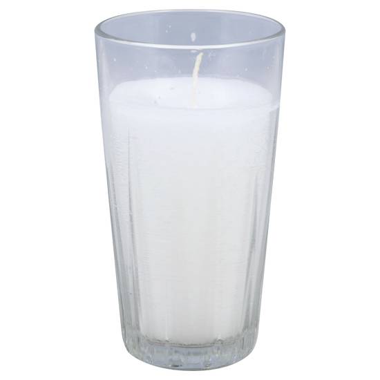 St. Jude White Glass Candle (1 ct)