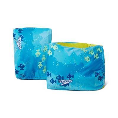 Speedo Kids' Fabric Armband - Blue/Yellow Fish