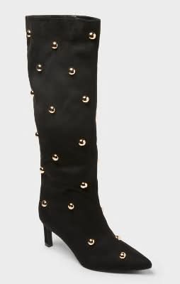 A New Day Justice Boots With Memory Foam Insole, Women, 7.5, Jet Black