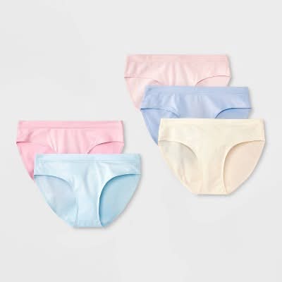 Art Class Girls' Bikini Underwear, XL, Pink (5 ct)