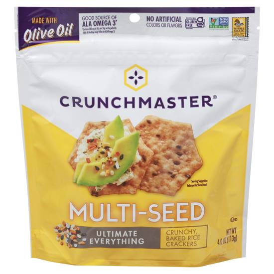 Crunchmaster Multi-Seed Ultimate Everything Baked Rice Crackers