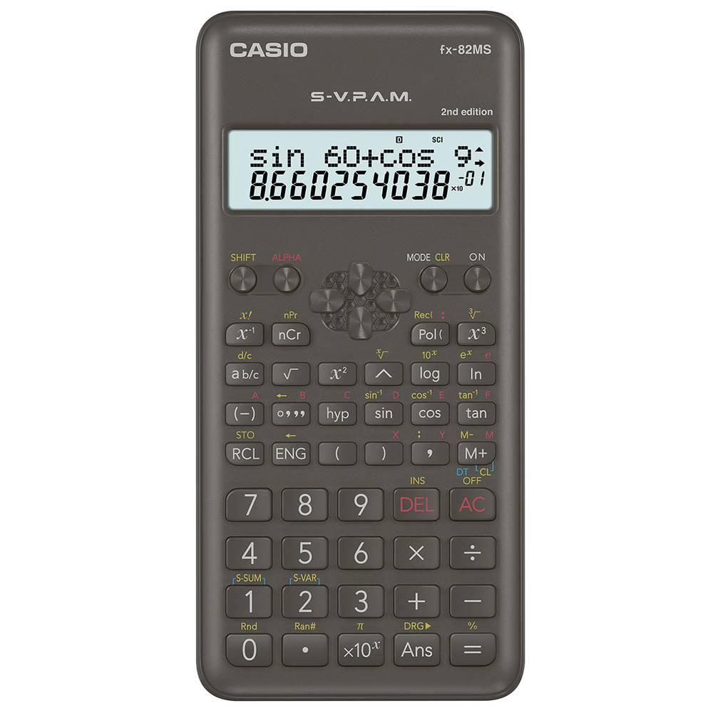 Casio calculadora científica fx-82ms (1 pieza)
