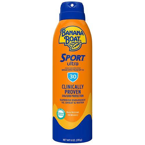 Banana Boat Sport Ultra Clear Sunscreen Spray SPF 30 - 6.0 oz