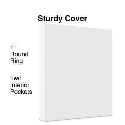  White Blank Books with Hardcovers 8.5W x 11H (6 Books / Pack)  : Office Products