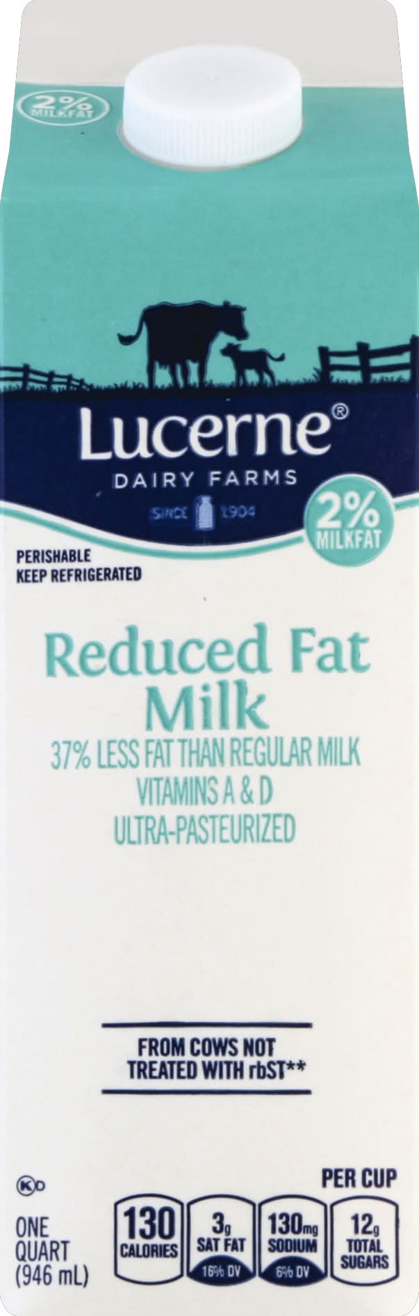 Lucerne 2% Reduced Fat Milk (32 fl oz)