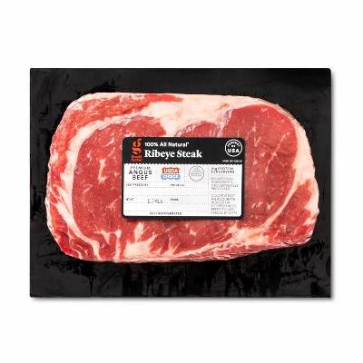 USDA Choice Angus Beef Ribeye Steak - 0.62-1.13 lbs - price per lb - Good & Gather™