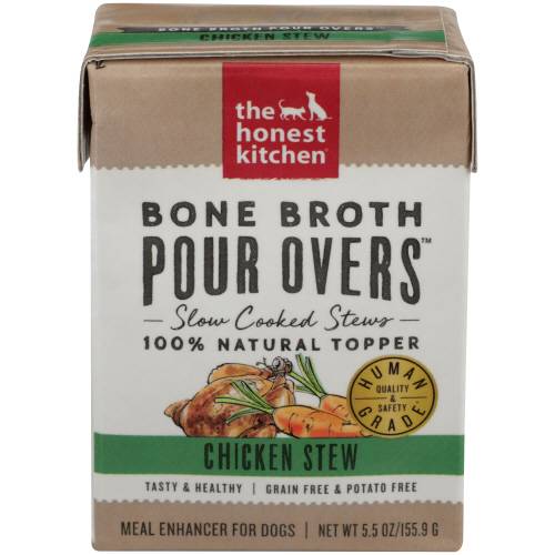 The Honest Kitchen Chicken Grain Free Stew Bone Broth Pour Overs