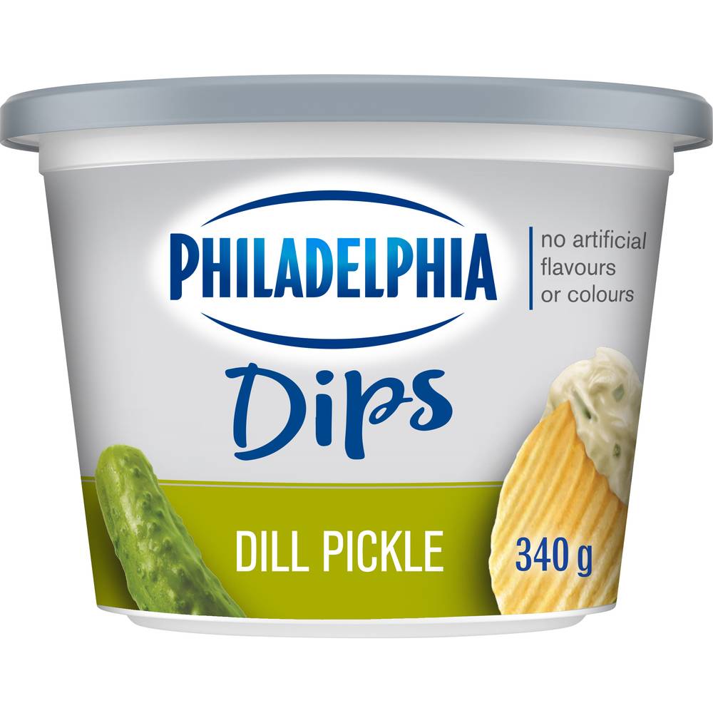 Philadelphia Dips, Dill Pickle (340 g)