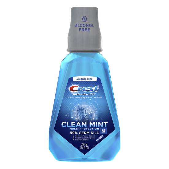 Crest Alcohol Free Clean Mint Mouthwash (8.4 fl oz)