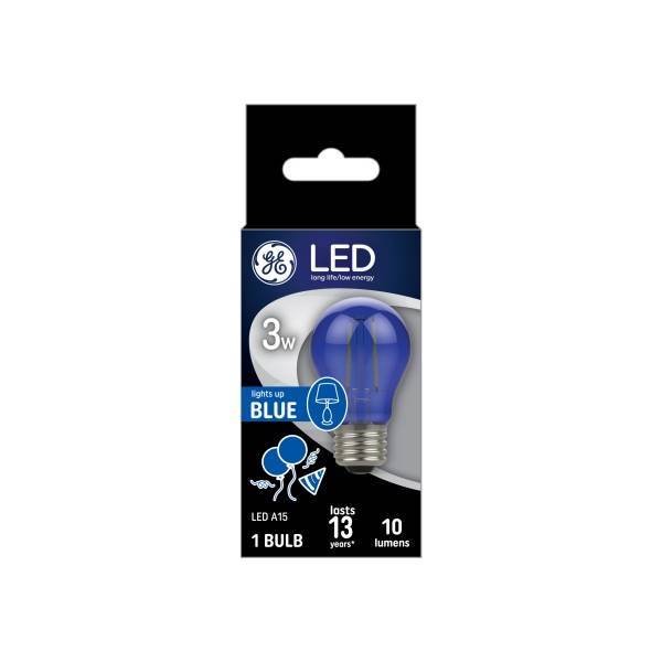 Led 3w A15 Party Bulb Blue Nondim 1pk