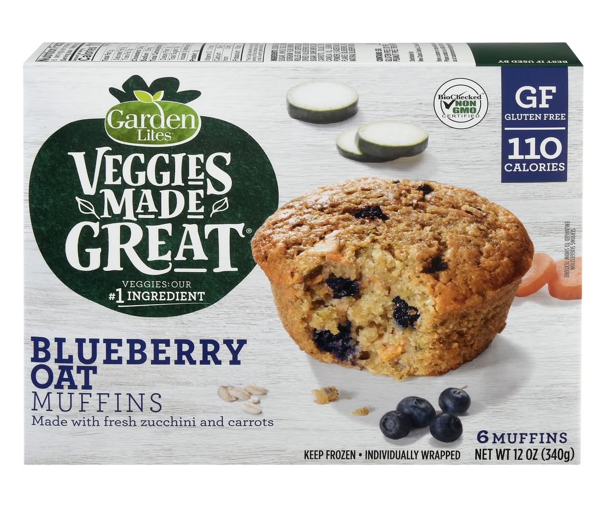 Veggies Made Great Oat Muffins, Blueberry (12 oz, 6 ct)