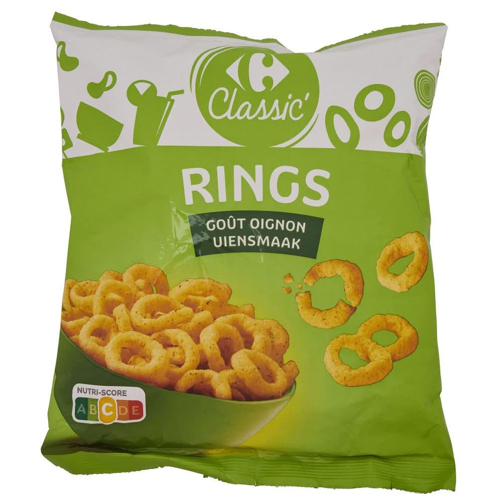 Carrefour - Chips rings, oignon (60g)