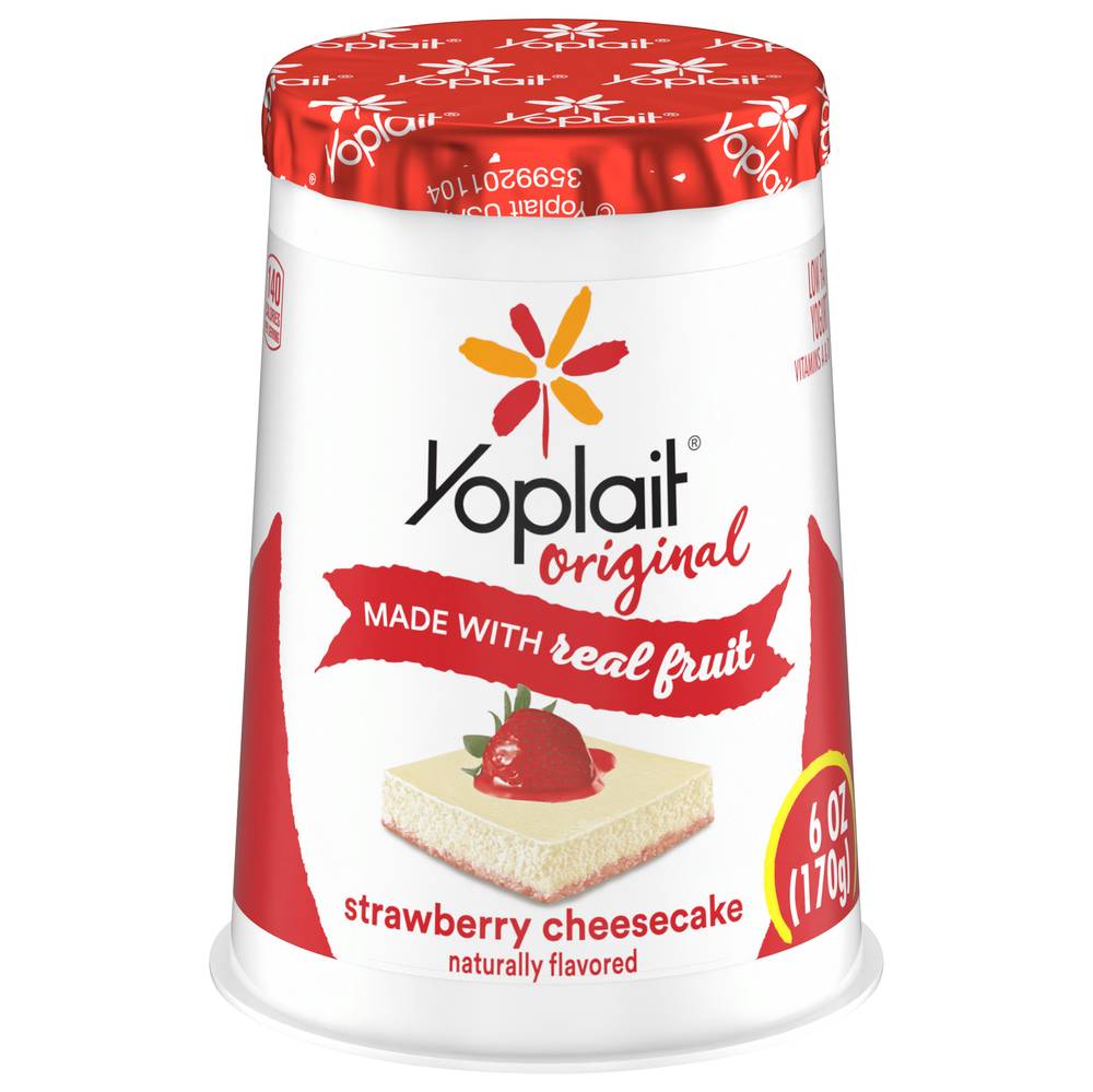 Yoplait Original Strawberry Cheesecake Yogurt (6 oz)