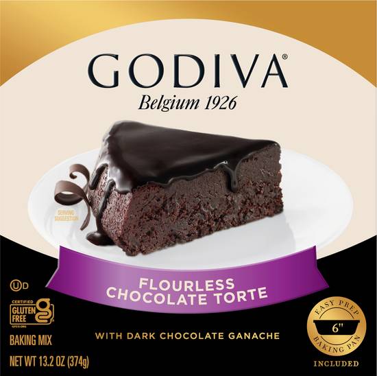 Godiva Flourless Chocolate Torte With Dark Chocolate Ganache Baking Mix