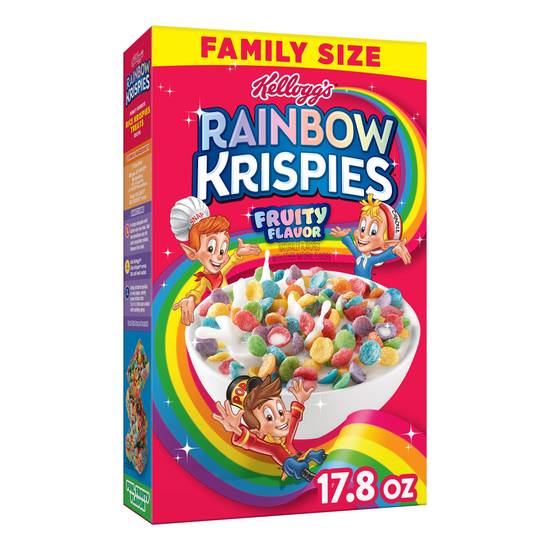 Kellogg's Rainbow Krispies Breakfast Cereal (fruity)