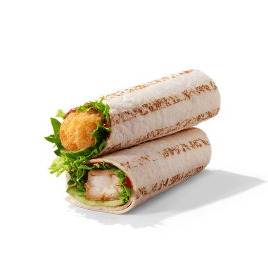 Fish Finger Wrap with Ketchup