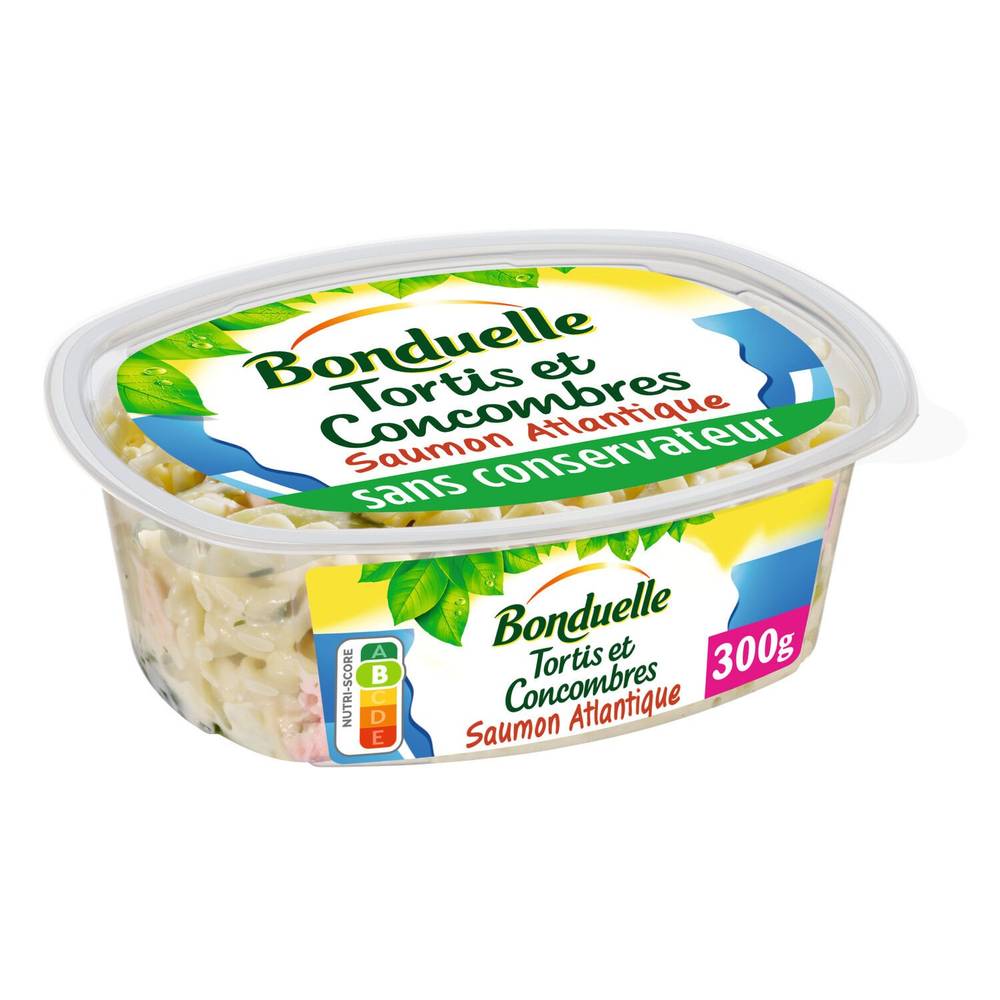 Salade de pâtes concombres/saumon BONDUELLE - la barquette de 300 g