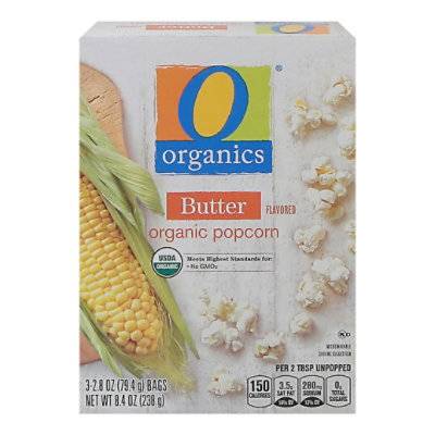 O Organics Popcorn (butter)