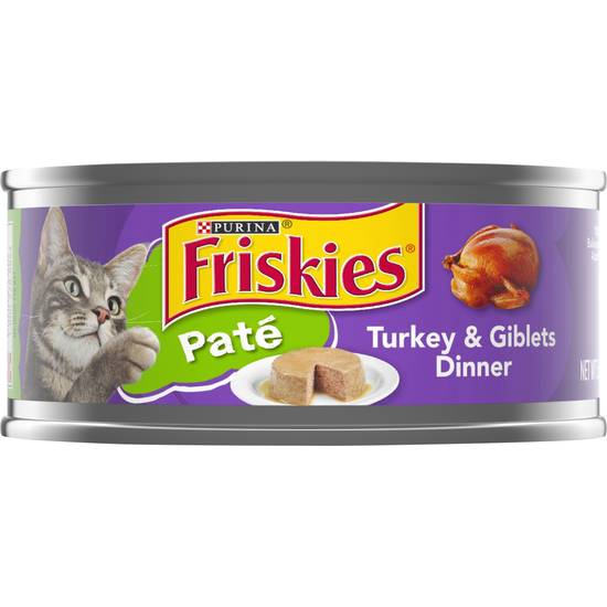 Purina Friskies Pate Turkey & Giblets Dinner Cat Food