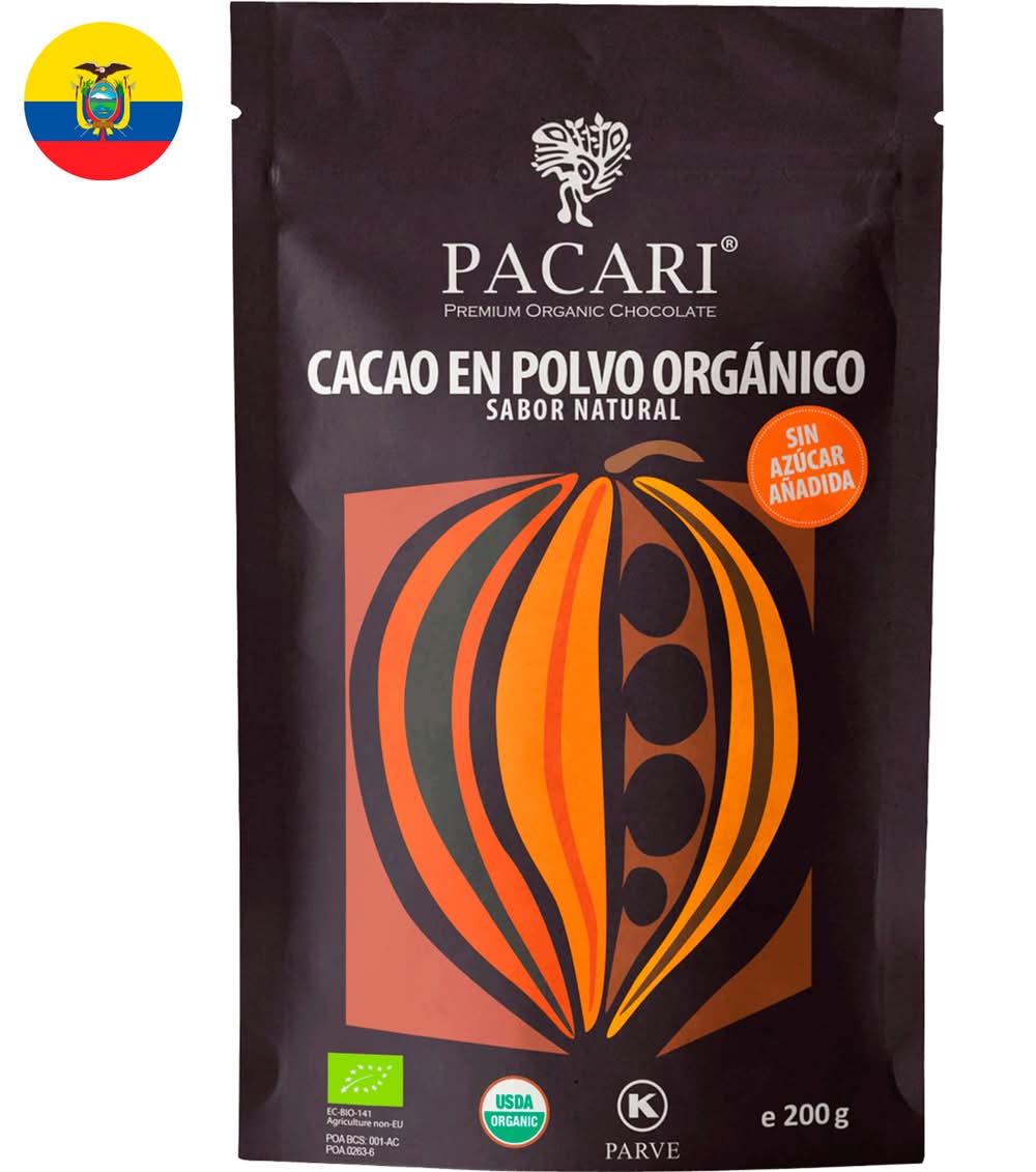 Pacari · Cacao en polvo orgánico (200 g)