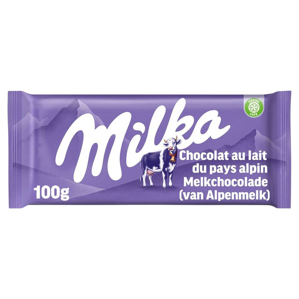 Milka Tablette De Chocolat Au Lait Alpin 100 g