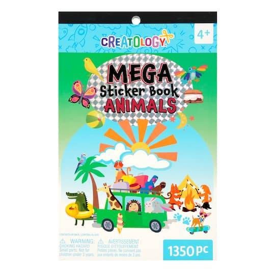 Animals Mega Sticker Book By Creatology