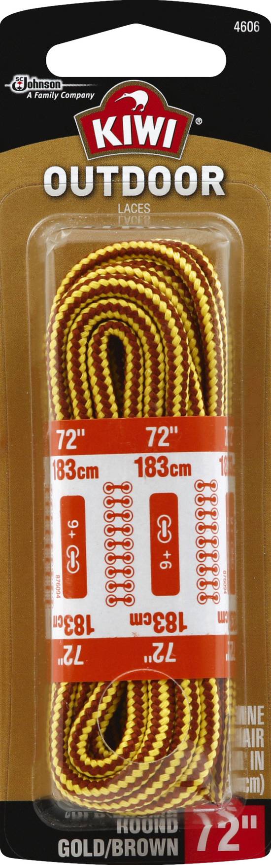 Kiwi Gold/Brown Outdoor Laces