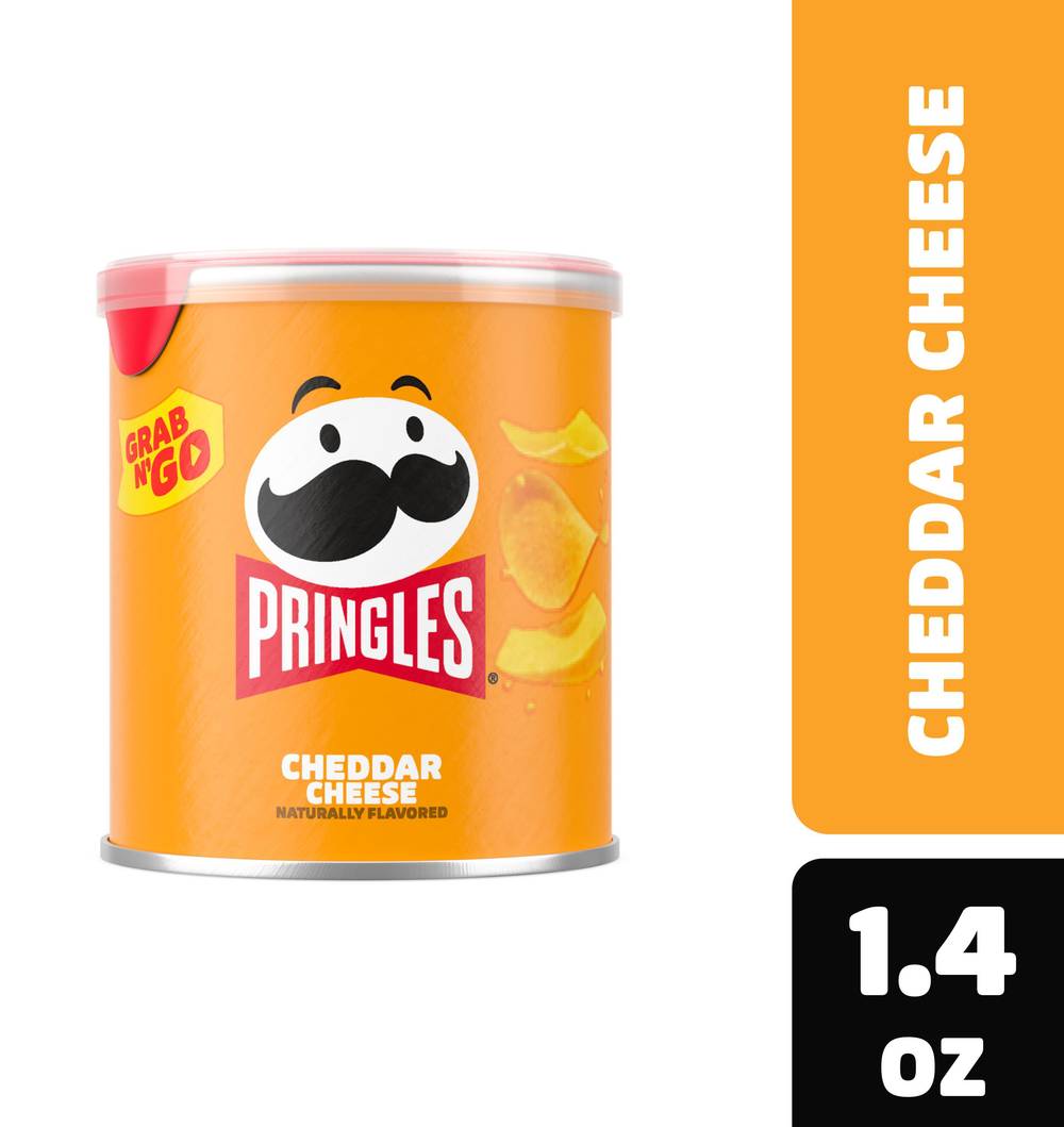 Pringles Grab N Go Potato Crisps, Cheddar Cheese (1.4 oz)