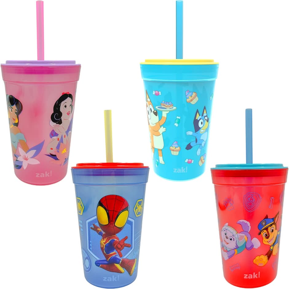zak! Toon Printed Fun Tumbler Sippy Cup 15.5 oz