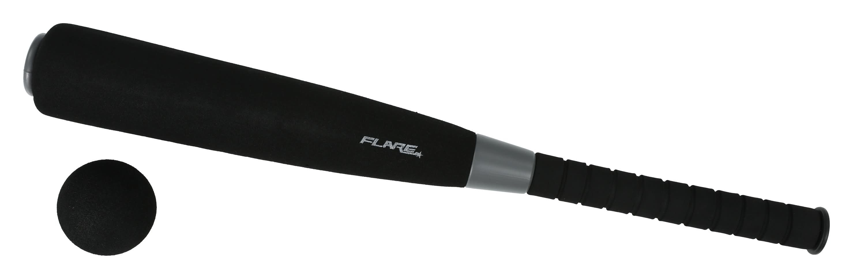 Flare Foam Bat With Ball 24in Black