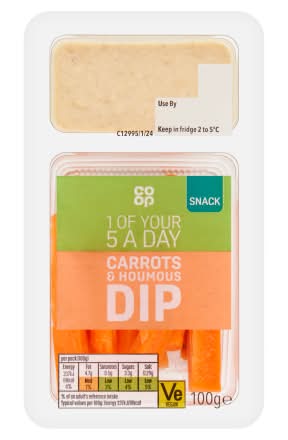 Co-op Carrots & Houmous Dip (100g)