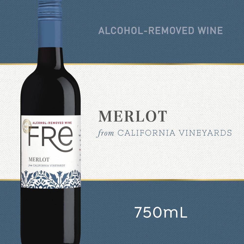 Fre California Vineyards Merlot Wine (750 ml)