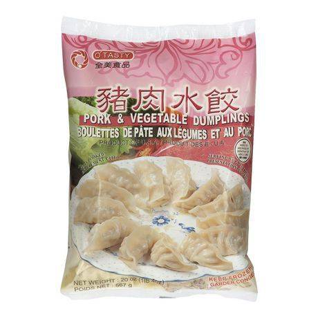 O' tasty dumplings au porc et aux légumes (567 g) - pork & vegetable dumplings (567 g)