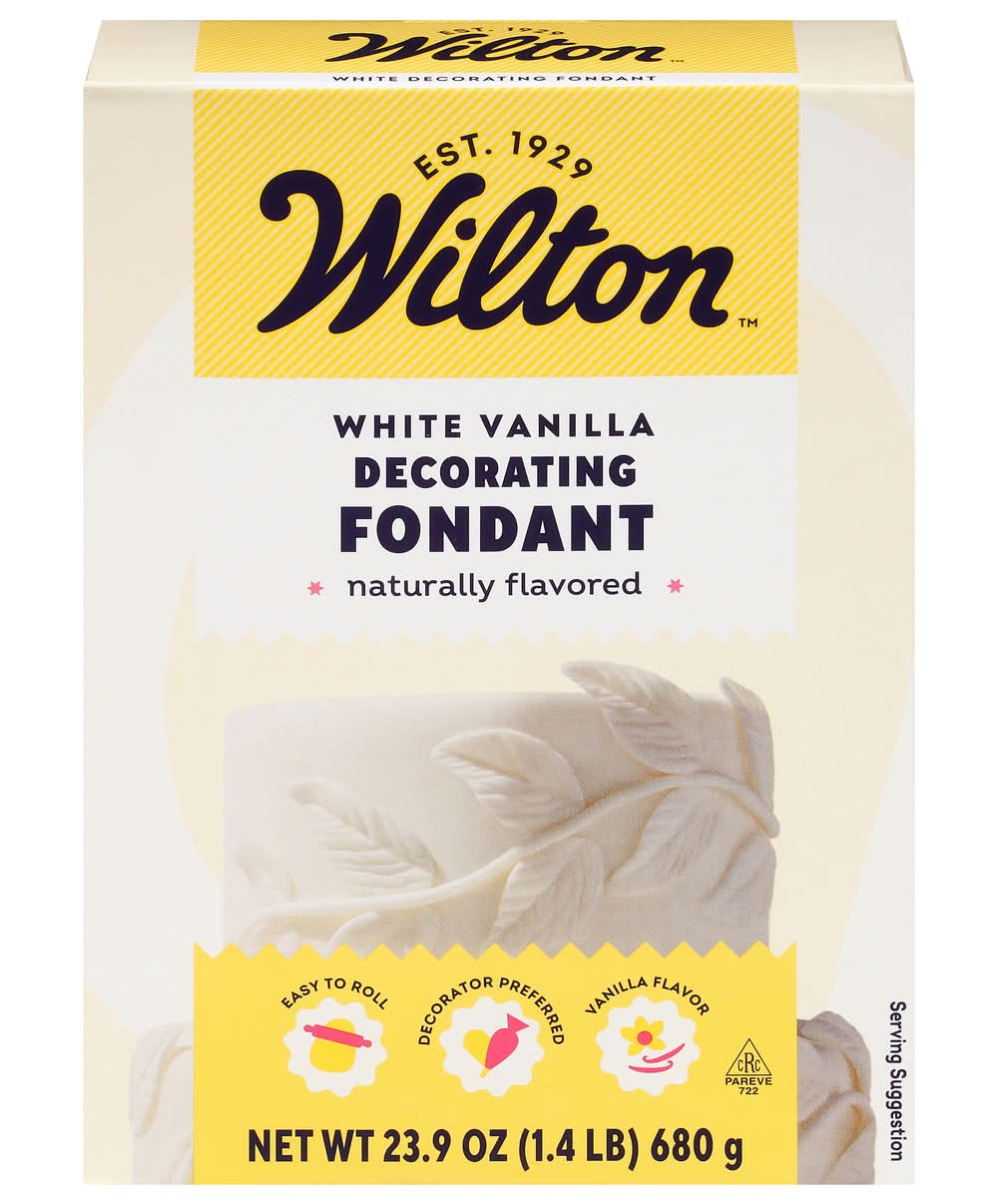 Wilton Decorator Preferred Fondant, White Vanilla (24 oz)