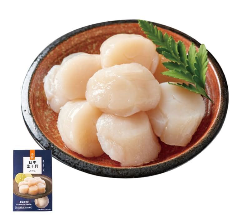 爭鮮冷凍北海道生干貝(每盒約250克) <1Box盒 x 1 x 1BOX盒>