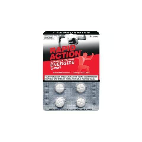 Rapid Action Energize 2-Way Max Strength 4 Count