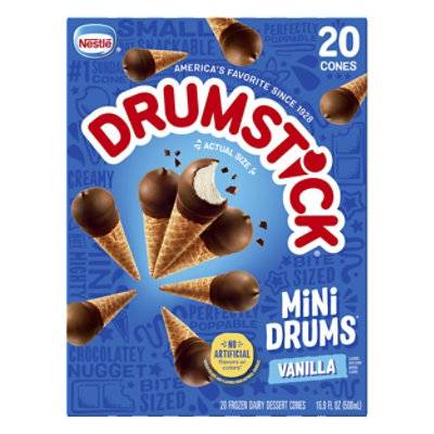 Nestlé Drumstick Vanilla Mini Cones (20 ct)