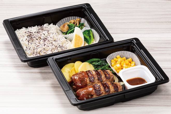 【B1】BEEFハンバーグステーキ[約200g]～選べるソース弁当