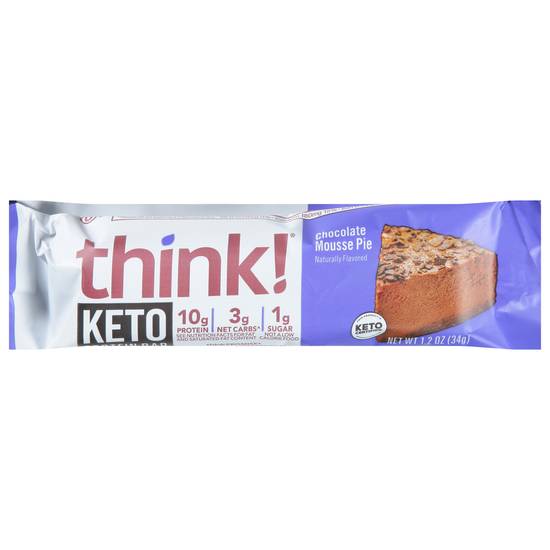 Think! Keto Chocolate Mousse Pie Protein Bar